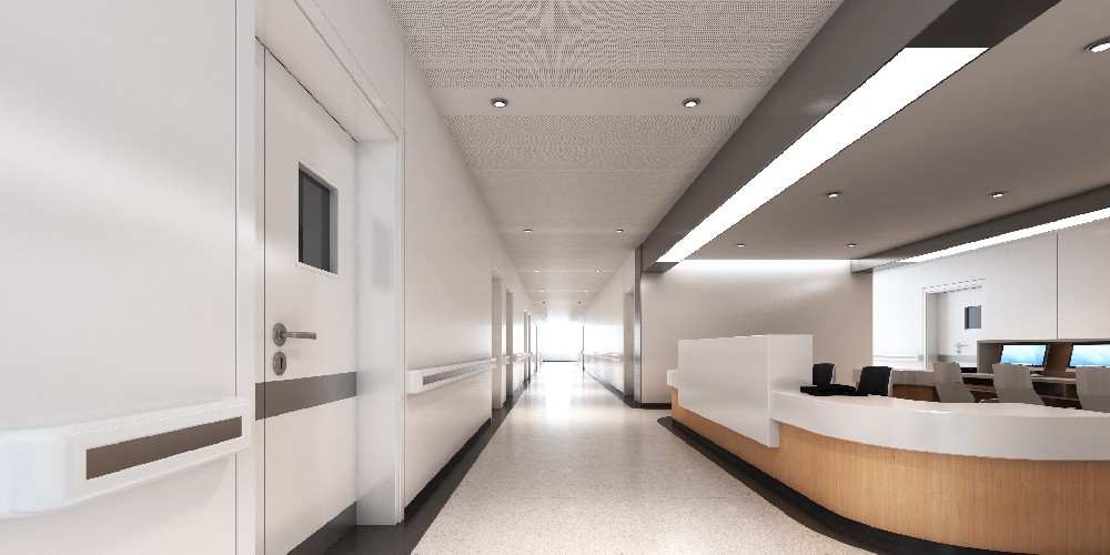 醫(yī)院過道場景